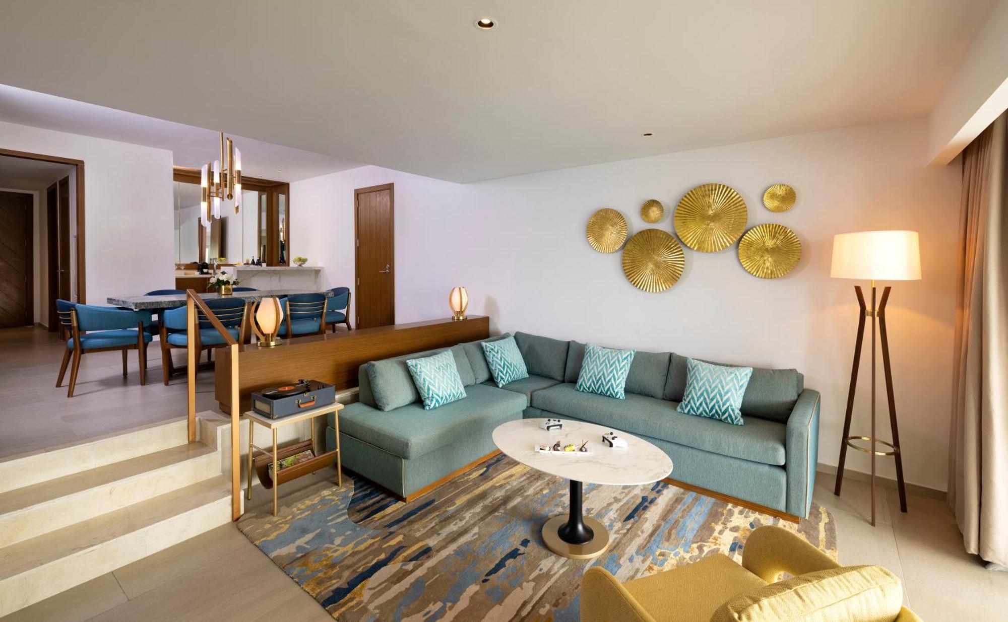 Hard Rock Hotel & Casino Punta Cana (Adults Only) Екстериор снимка A living room at the hotel
